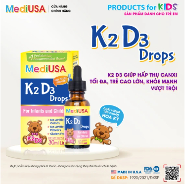 MediUSA K2D3 Drops - 30ml
