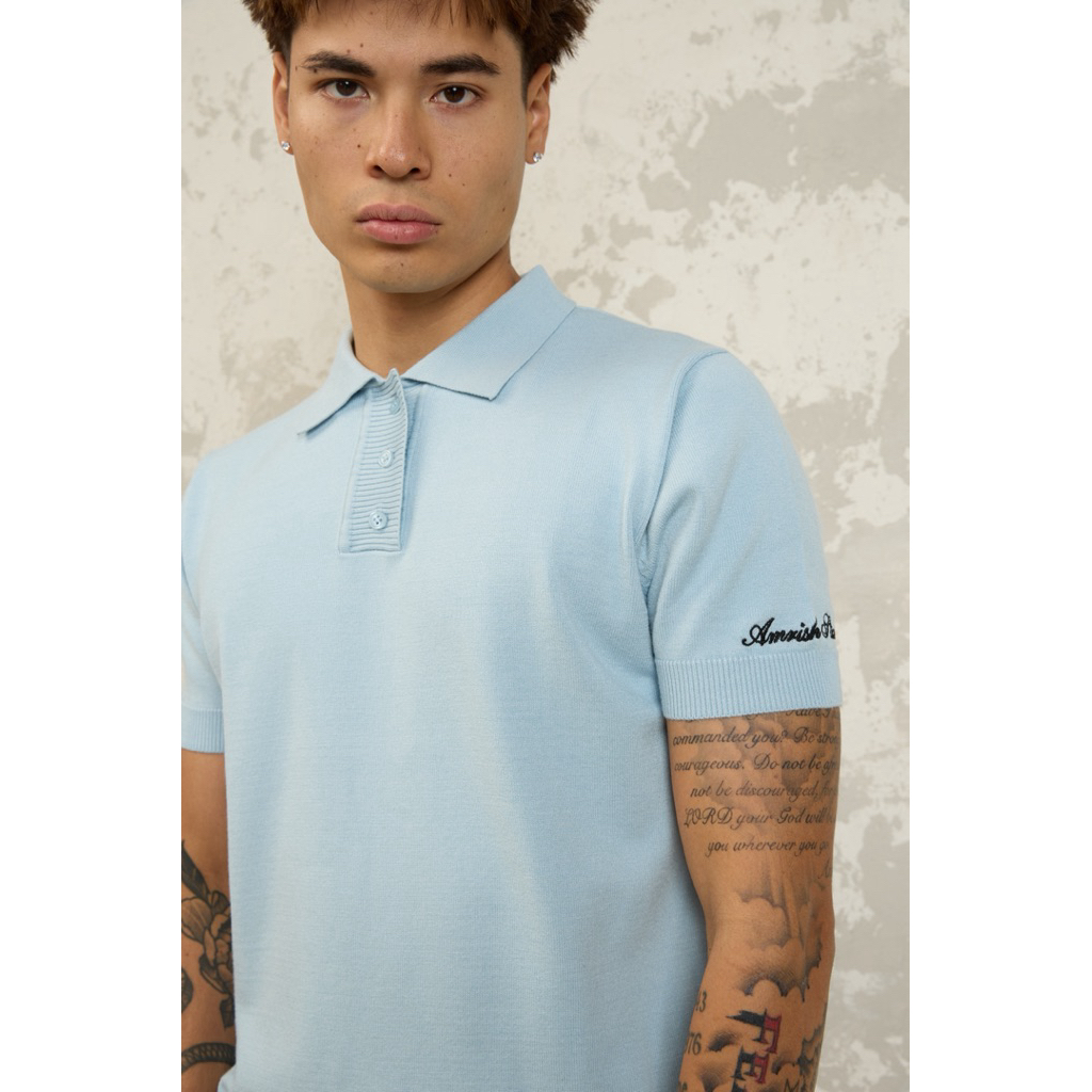 (Chính Hãng AMRISH) Áo AS WOOL KNIT POLO SHIRT | BigBuy360 - bigbuy360.vn