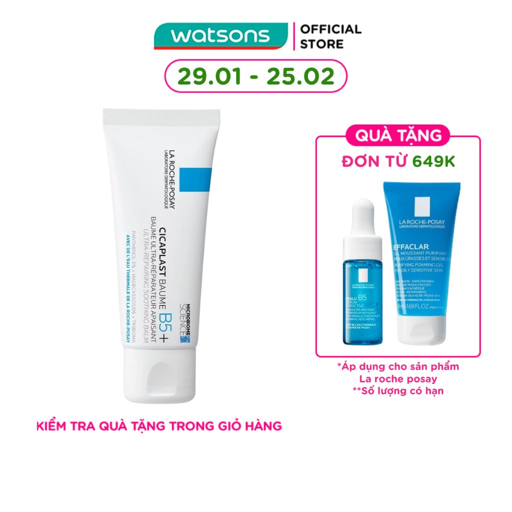 Kem Dưỡng Da La Roche-Posay Làm Dịu Kích Ứng & Phục Hồi Da B5+ 40ml