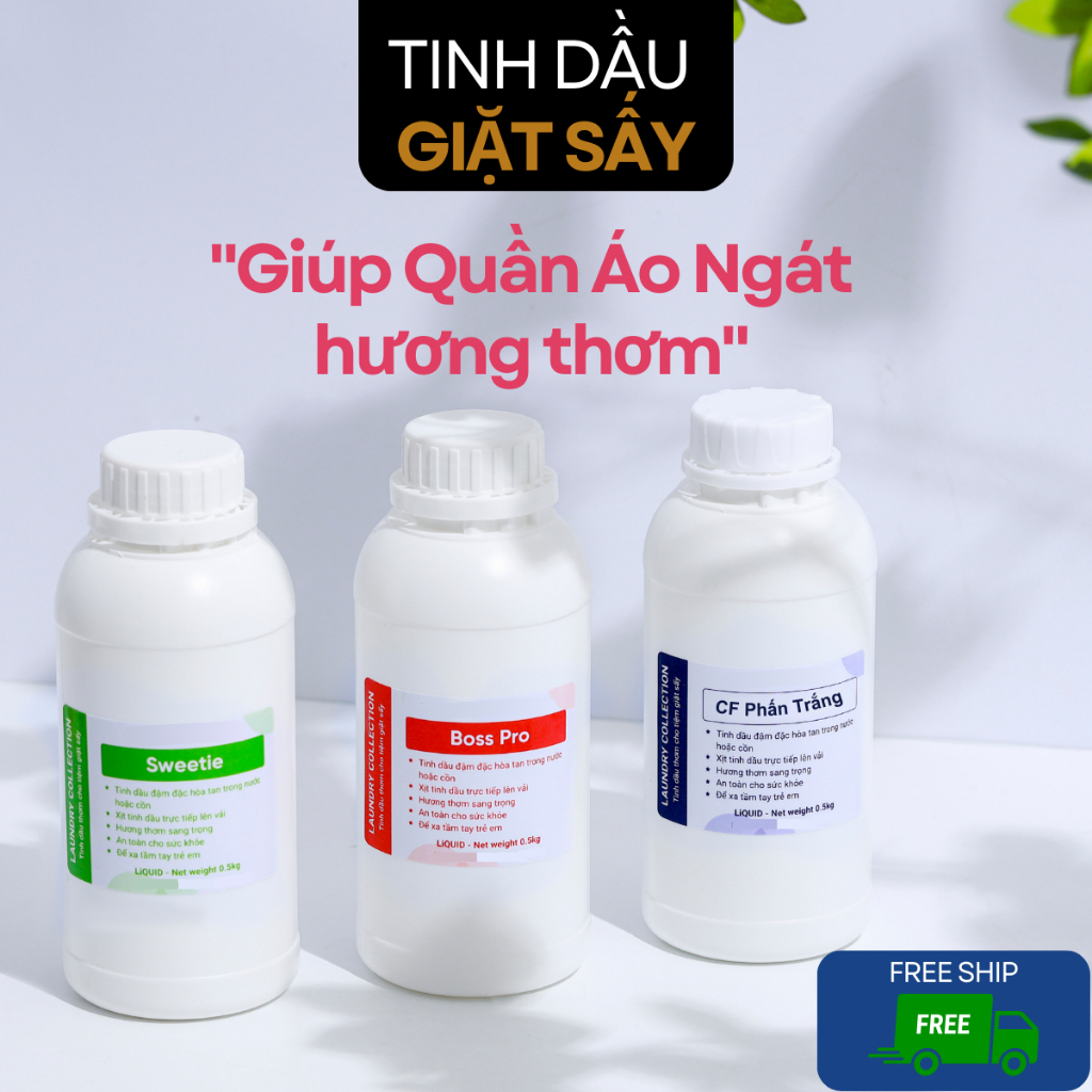 [Tổng kho Tinh dầu giặt Sấy] - Bí Quyết Quần Áo thơm như ngoài tiệm Giặt Là