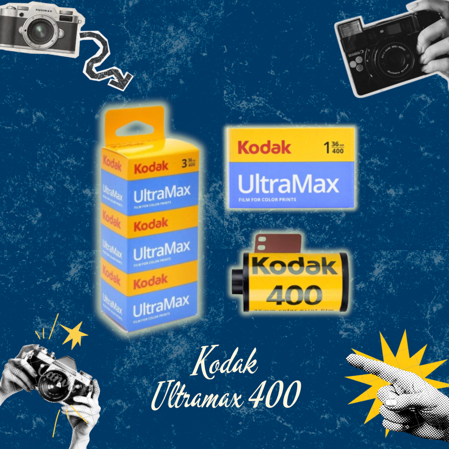 Kodak Ultramax 400 | Film màu 35mm | ISO 400 | Color Negative Film | Film màu đa dụng, chụp ngày & đ