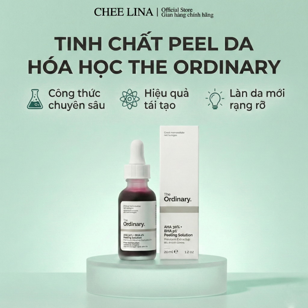 Tinh Chất Peel Da The Ordinary AHA 30% + BHA 2% 30ml | Chee Lina Official Store