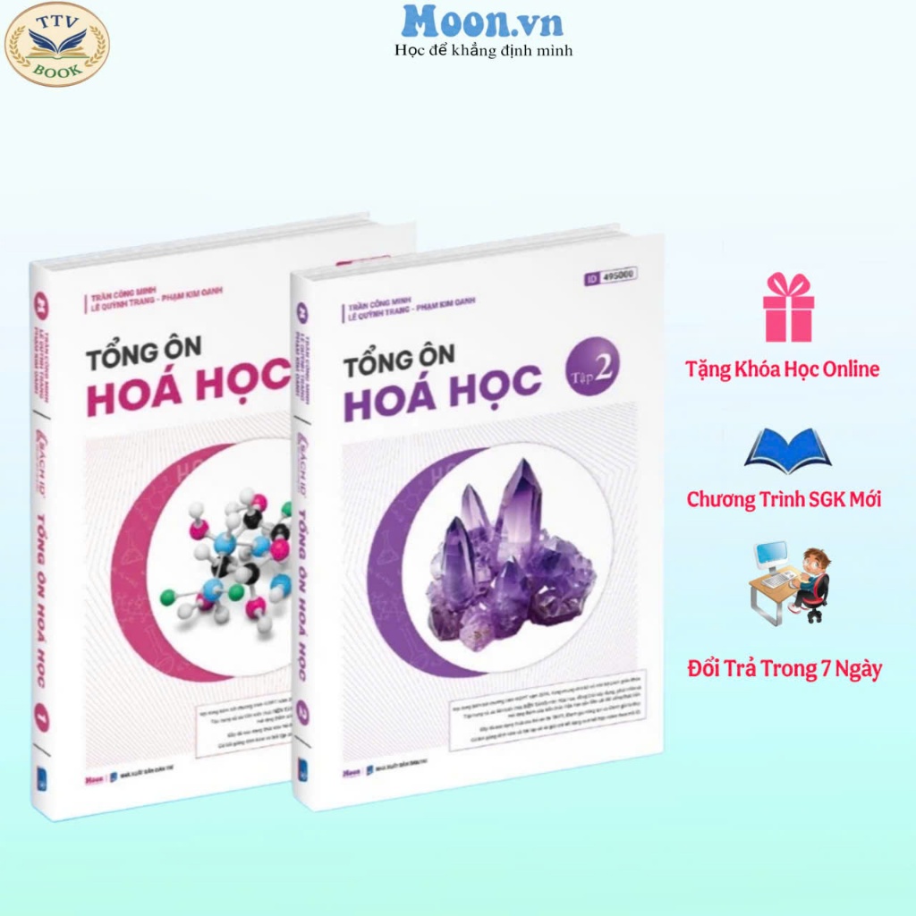 Combo sách ID hoá học - Tổng ôn hoá học lớp 12