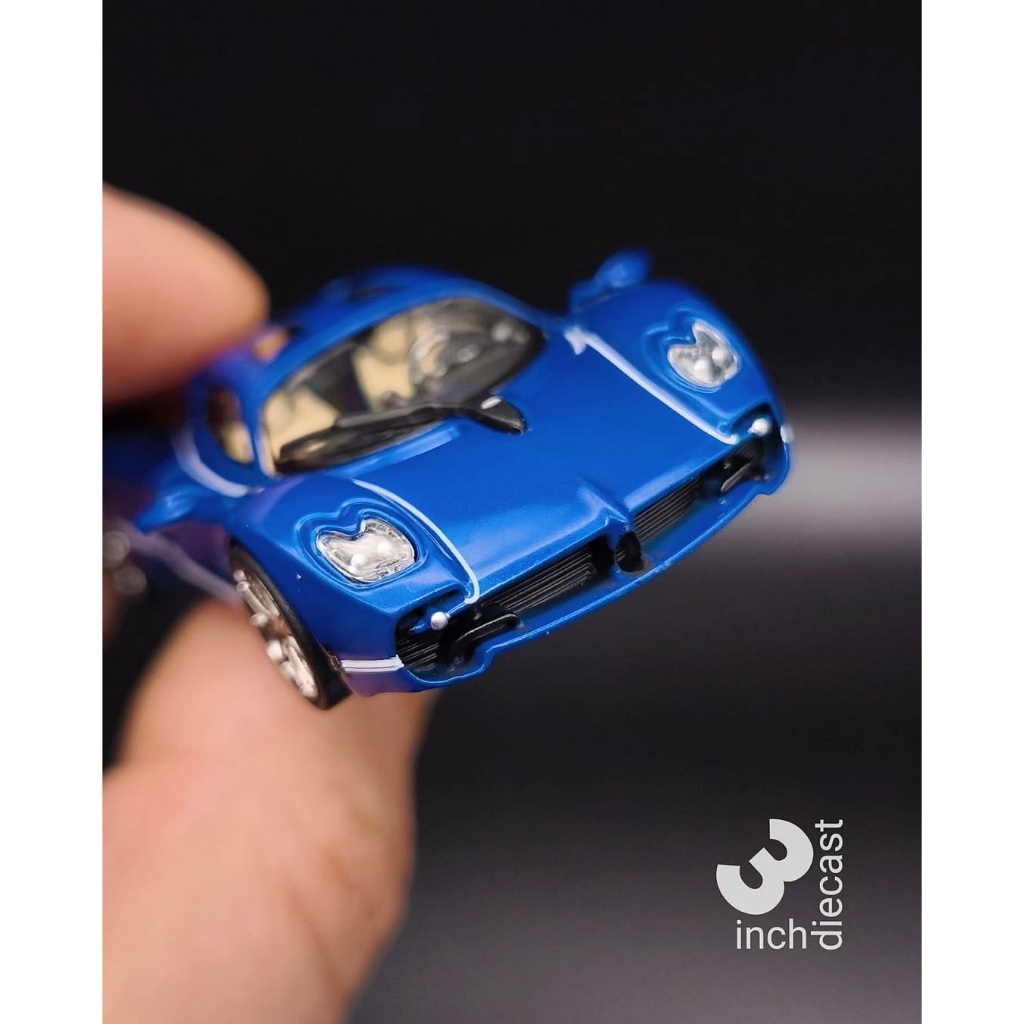 (Loose Đẹp) Xe Mô Hình 1:64 CM Model - Pagani Utopia Metallic Blue Xanh Dương