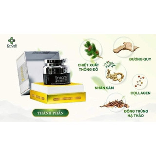 [ Tặng Tinh Chất mờ thâm nám 15ml] Cao Nám Insam DR CELL 20g trắng da hỗ trợ mờ thâm nám