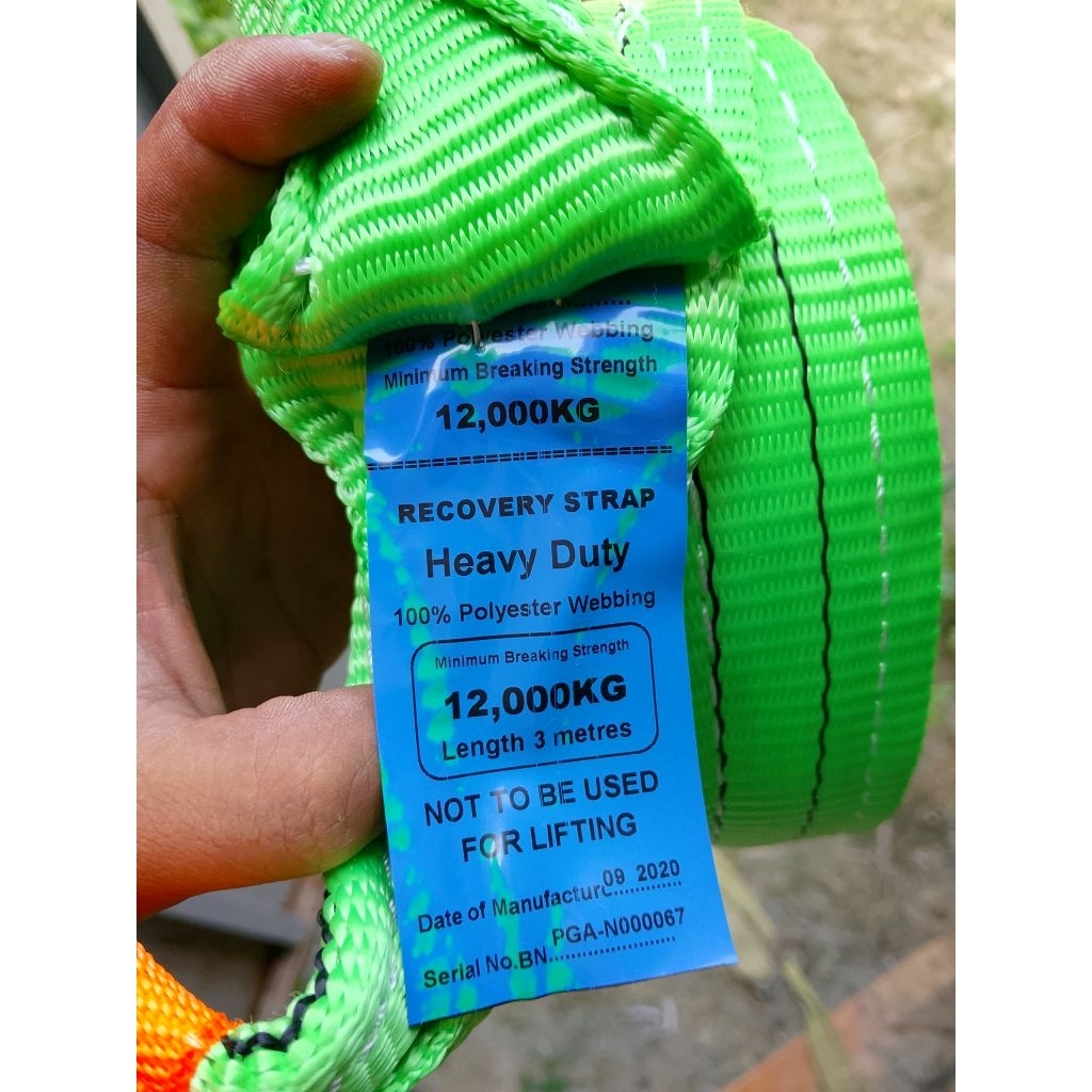 dây kéo cứu hộ ô tô 12 tấn xe hơi xe du lịch, xe camping