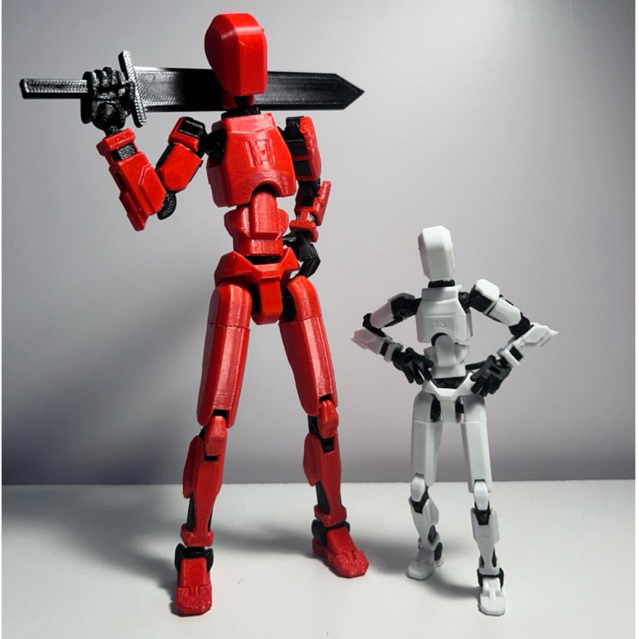 Dummy 13 20cm Mô Hình Đồ Chơi Lắp Ráp Khớp Linh Hoạt Figure Robot Cỡ Lớn