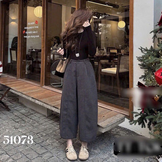 CÓ BIGSIZE Nữ - Áo nữ LEN TĂM Croptop Basic dễ phối đồ CRT14