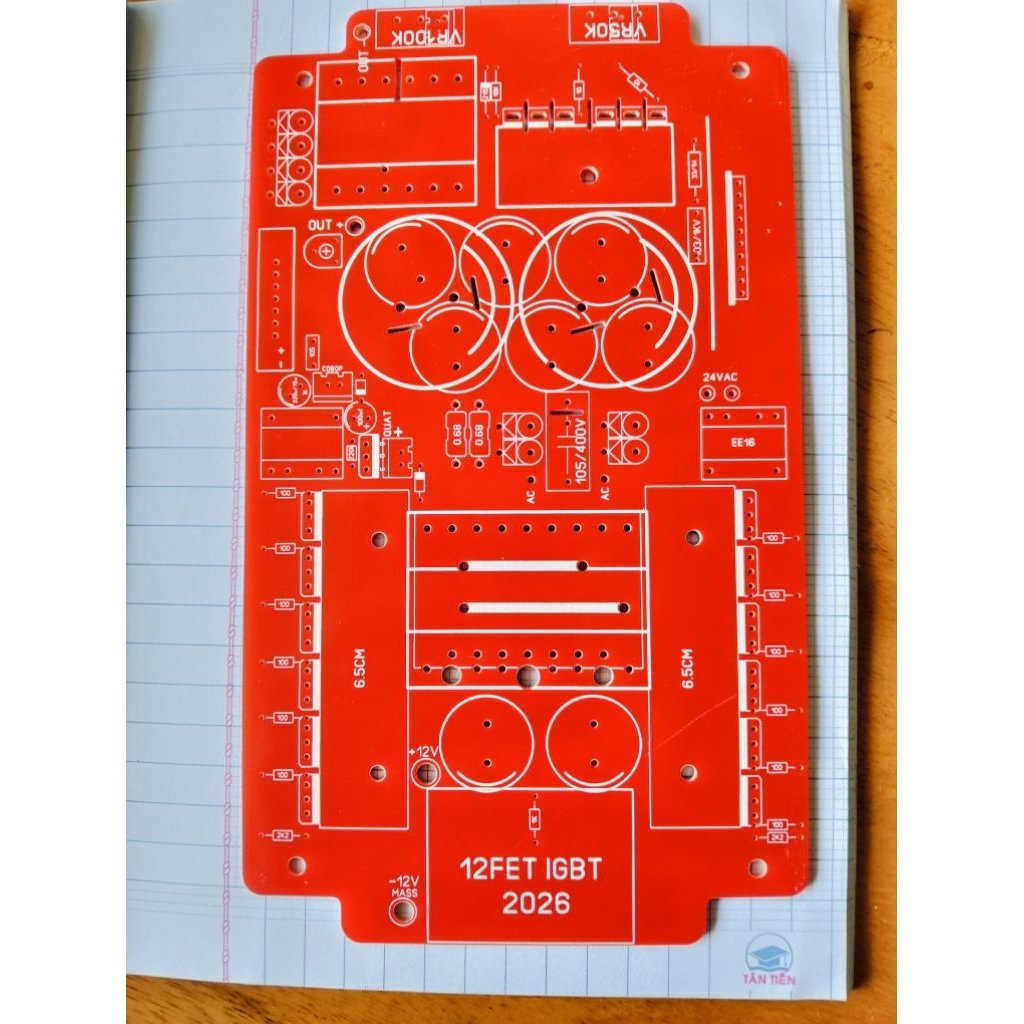 mạch IGBT 12 fet nhỏ sử dụng E42 máy hàn lưu ý chưa có mạch kích fes 3525 và mạch igbt(mua riêng)