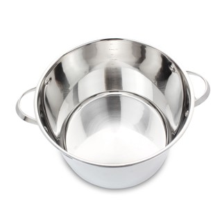 Nồi luộc gà inox 304 Kalpen Lermat, nồi luộc gà bếp từ, nồi to luộc gà nguyện con 28 - 30 cm