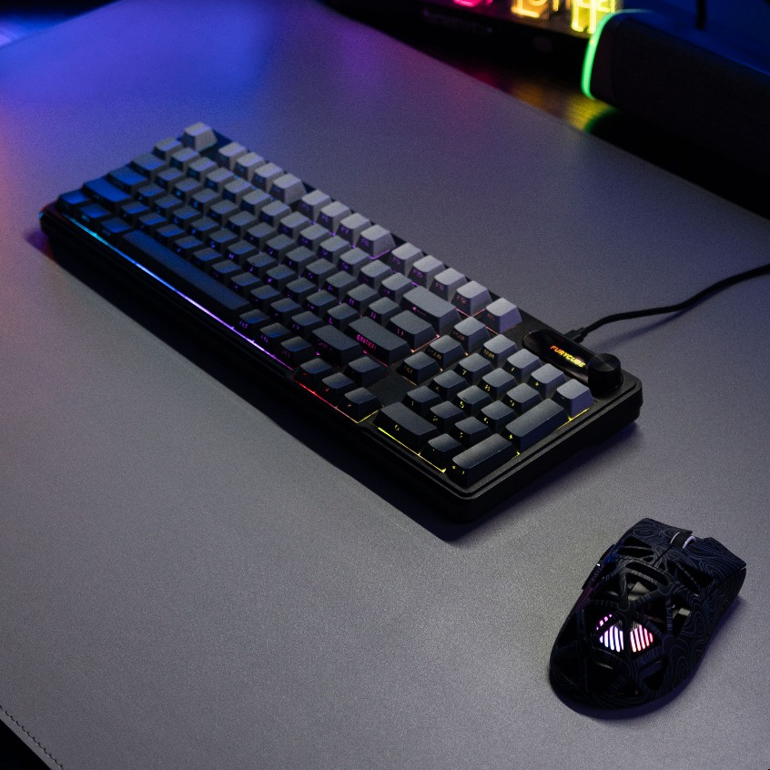 Bàn Phím Không Dây Bluetooth 2.4G FURYCUBE IP98 PRO, Có Dây USB, Không ồn, game/văn phòng, LED RGB | BigBuy360 - bigbuy360.vn