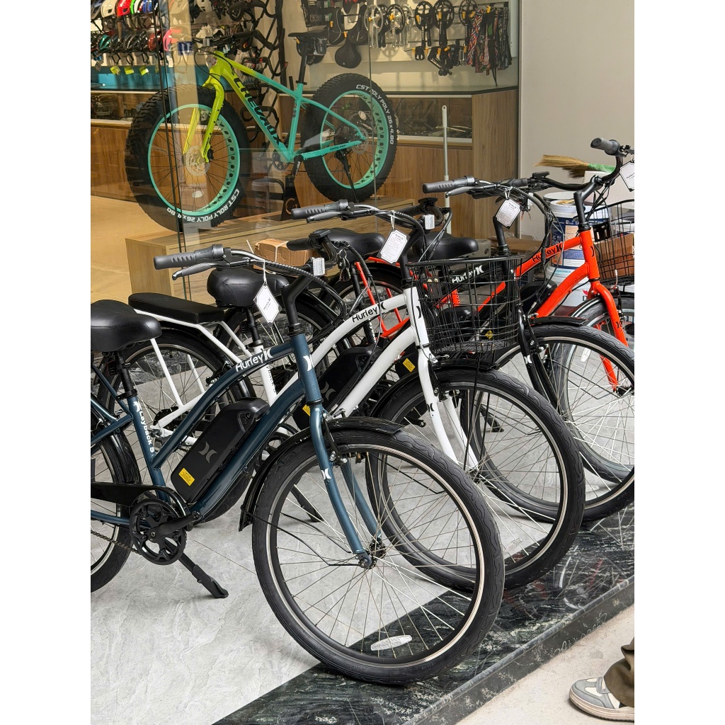 Xe đạp trợ lực điện Hurley Layback động cơ 350/500W - Đạp Xe Đạp Sports