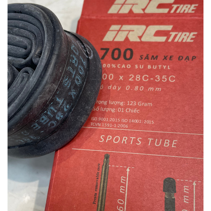 Săm(ruột) xe đạp IRC TIRE 700x28-35C