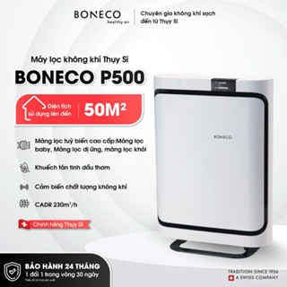 Máy Lọc Không Khí Cao Cấp BONECO P500, Khử Mùi, Diệt Khuẩn, Lọc Bụi, Khuếch Tán Tinh Dầu, <67m2