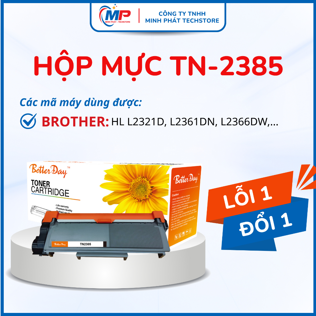 Hộp mực TN 2385 Dùng Cho Máy In Brother HL L2321D