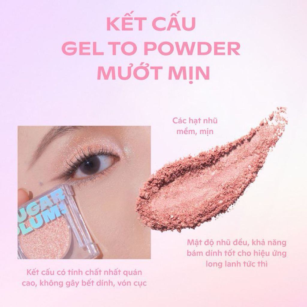 [Date 2027] Nhũ Mắt Lấp Lánh Ofelia Sugarplum Pixie Bae Glitter Eyeshadow Ofélia 2.5g