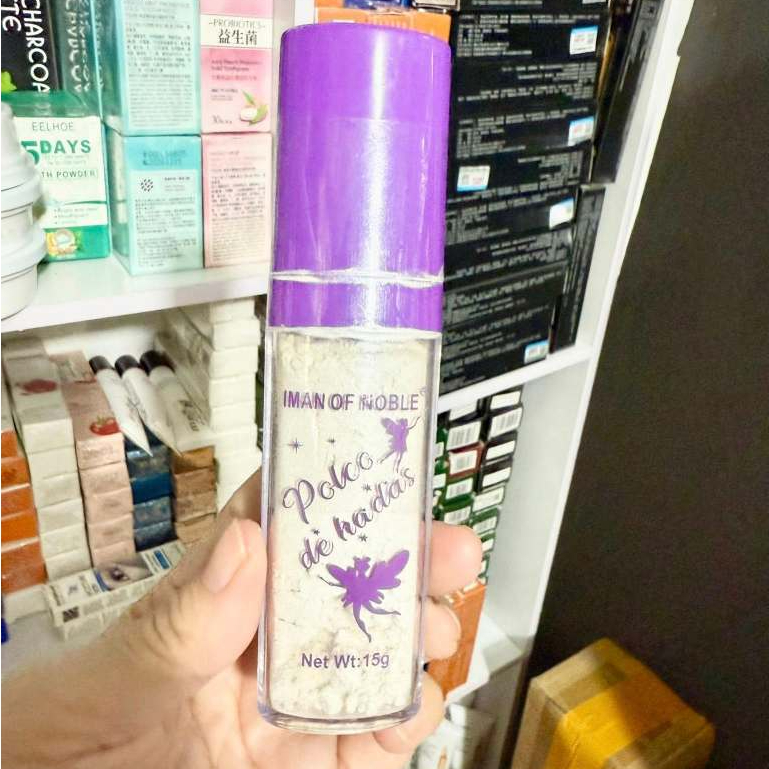 Phấn Bắt Sáng IMAN OF NOBLE – Polvo de Hadas Phấn Nhũ Tiên Lấp Lánh