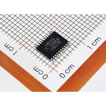 5 con 74HC245PW,118 IC Bus Transceiver Non-Inverting 8 Bit 3-State TSSOP20