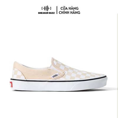 Giày Vans Classic Slip-On Color Theory Checkerboard Creme Brule Unisex VN000D6YCHW