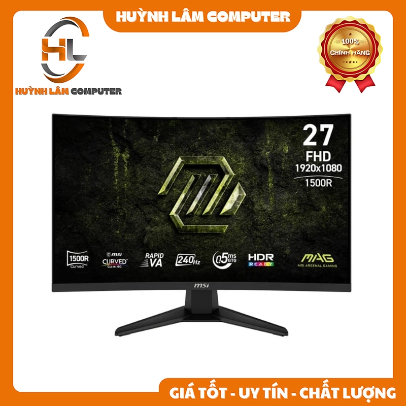 Màn hình Gaming Cong MSI MAG 275CF X24 | 27 inch, FHD, 240Hz, VA -  Chính Hãng