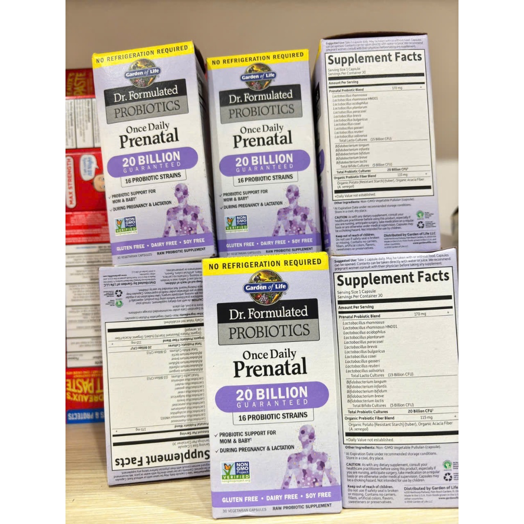 Men vi sinh Advanced Probiotics - Formulated Garden of life.