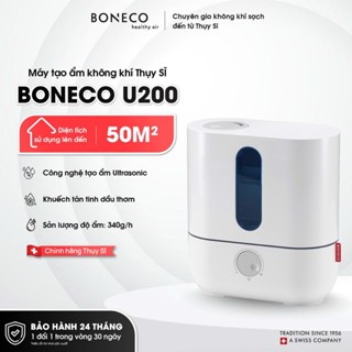 Máy Phun Sương Tạo Độ Ẩm Thụy Sỹ BONECO U200 Sương NaNo Tinh Khiết, Khuếch Tán Xông Tinh Dầu Thơm