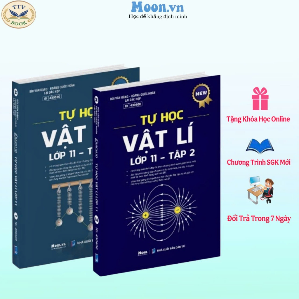 Combo Sách ID - Tự Học Vật Lý Lớp 11 Moon.Vn