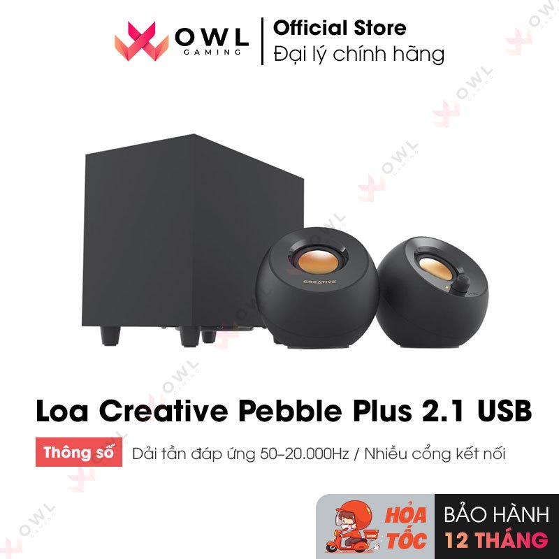 Loa Creative Pebble Plus 2.1 USB (hàng chính hãng)