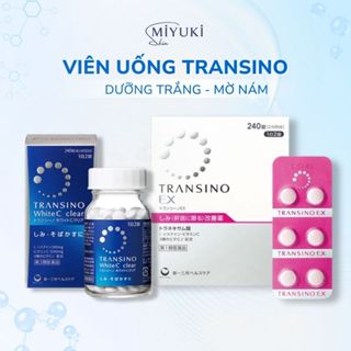 Viên Uống Mờ Nám, Tàn Nhang, Trắng Da Transino White C Clear 120/240 Viên