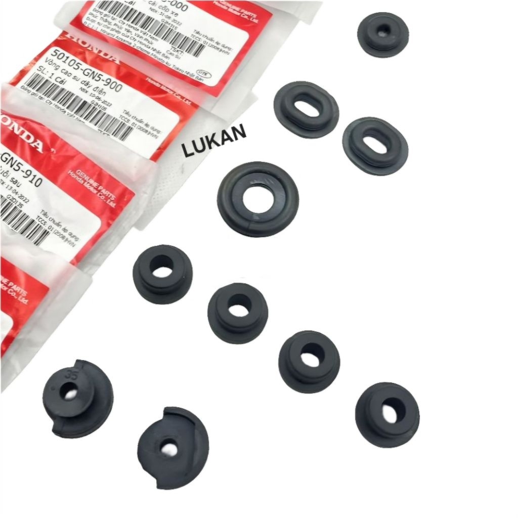 Bộ 10 cao su sườn, cốp nhựa dàn áo xe DREAM zin chính hãng