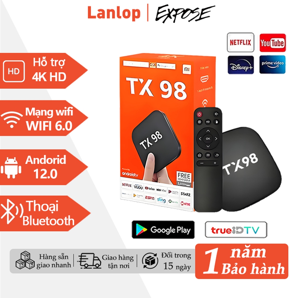 Máy Android TV Box EXPOSE Thế Hệ Mới 2026 | Hình Ảnh 4K Sắc Nét | Hệ Điều Hành Google TV | Hàng Nhập Chính Hãng