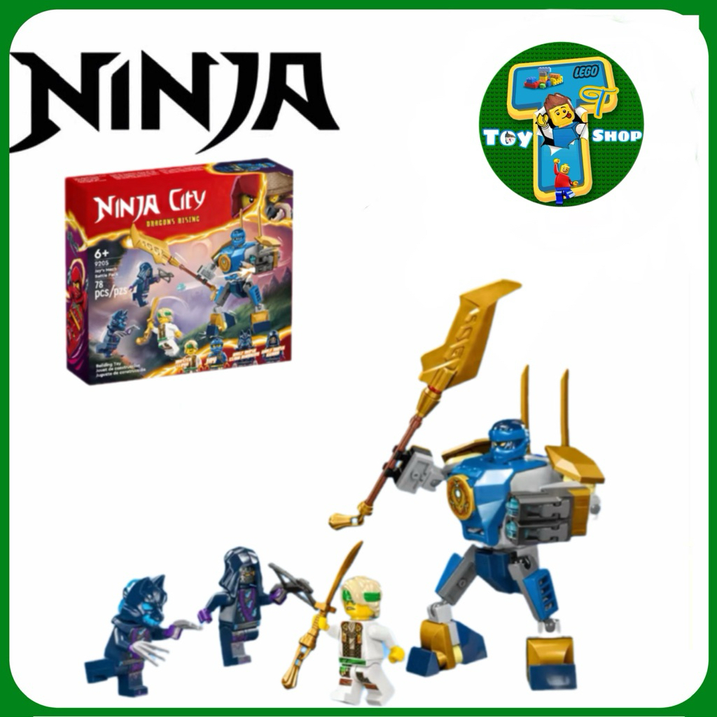 (Có sẵn-Hoả tốc SG) Mô hình lắp ráp Ninja Go Dragon Rising 9205 Jay’s Battle Pack (78 mảnh)