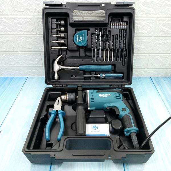 Máy khoan búa Makita (13mm) M8103KX2BMáy khoan búa makita M8100KX2B