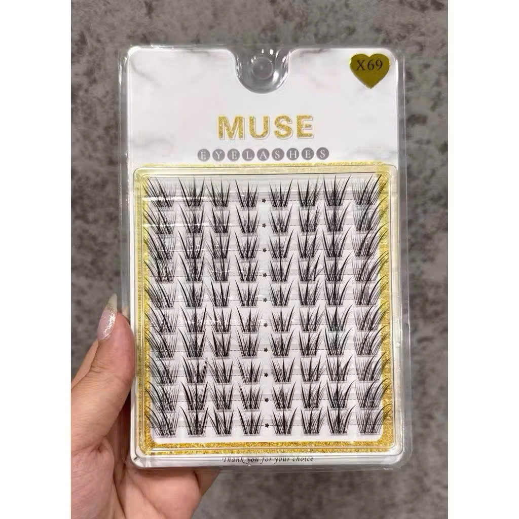 Lông mi Muse X67, X68, X69- Lông mi rời trên gắn từng cụm