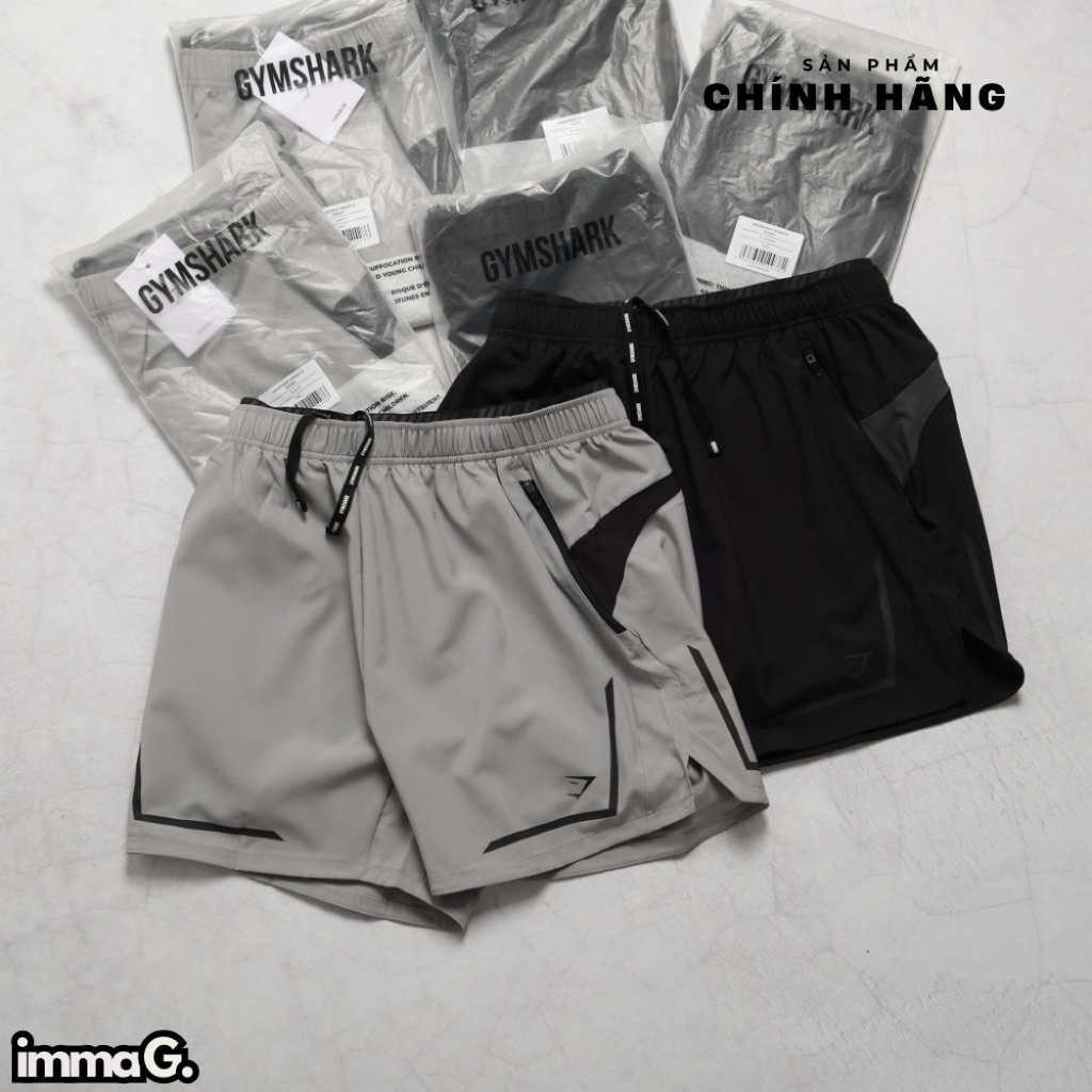 CHÍNH HÃNG | Quần Short Nam GYMSHARK Thể Thao Tập Gym, Chạy Bộ | IMMA.G