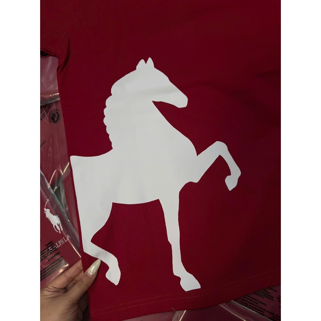 Áo Thun Nam Nữ Rap V3 In Ngựa Màu Đỏ Cực Chiến Chất Cotton Dày Dặn Tôn Dáng Form Rộng Unisex Mặc Đi Chơi Nổi Bật | BigBuy360 - bigbuy360.vn