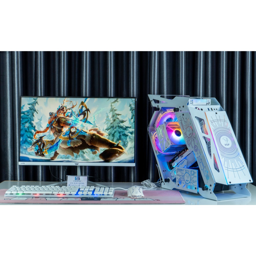 Full Bộ PC New Box i5 12400F / Ram 16GB / VGA RTX 3050 6G New Box chiến mọi Game, Làm đồ họa cực VIP