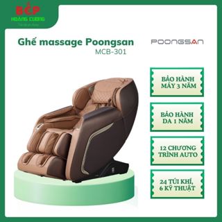 Ghế massage cao cấp Boss MCB-301 – Con lăn 4D - Nhiệt hồng ngoại vùng lưng - Thư giãn cơ sâu