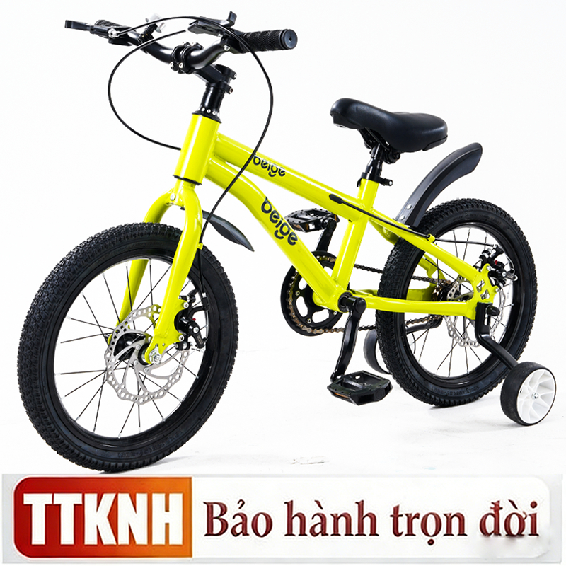 xe đạp thể thao beige,Xe Đạp Thể Thao Trẻ Em Khung Magie Siêu Nhẹ Phù Hợp Bé 2-12 Tuổi