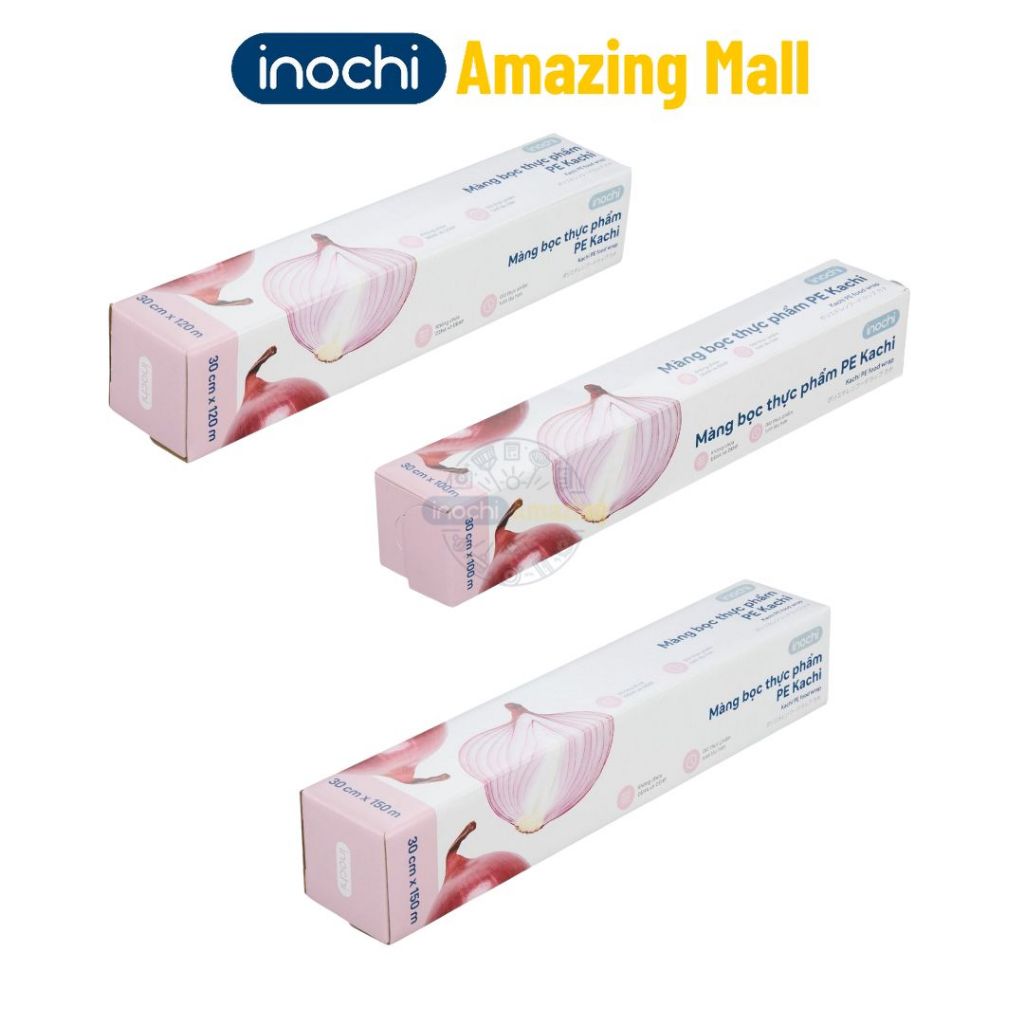 Màng bọc thực phẩm PE Kachi Inochi  Giữ trọn vị tươi ngon cho mọi bữa ăn Amazing Mall