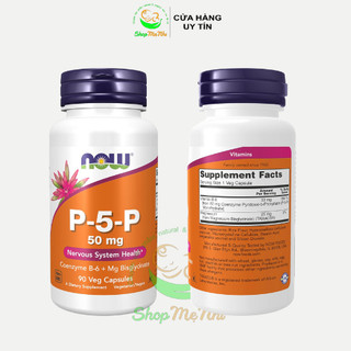 Viên uống magie  B6 Now P5P P-5-P 50mg Mỹ.