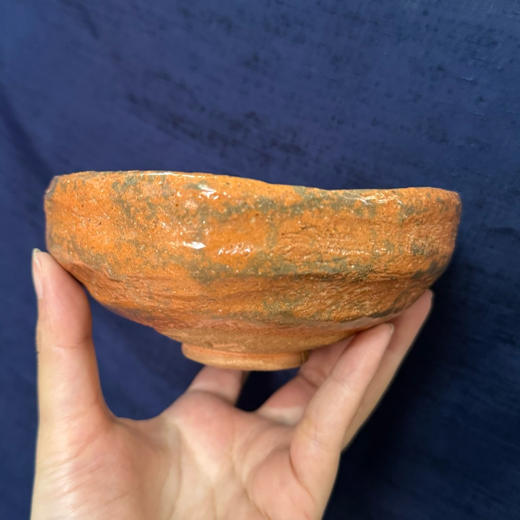 [Gốm Nhật] Chawan Aka-Raku - Hộp gỗ