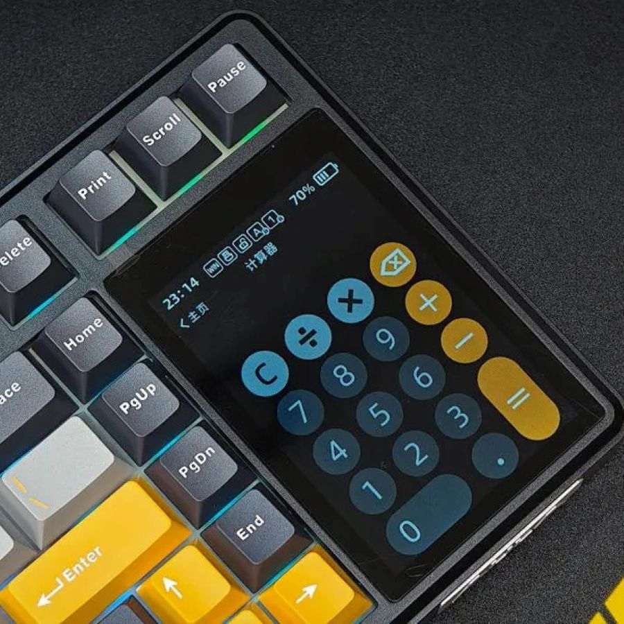 Bàn phím cơ Aula L99 - Bàn phím không dây led RGB, 3 mode kết nối, Màn hình cảm ứng thông minh cho văn phòng | BigBuy360 - bigbuy360.vn