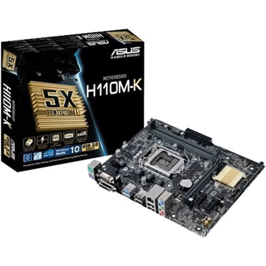 Mainboard ASUS H110M-K DDR4 | LGA 1151, mATX, 2 khe RAM