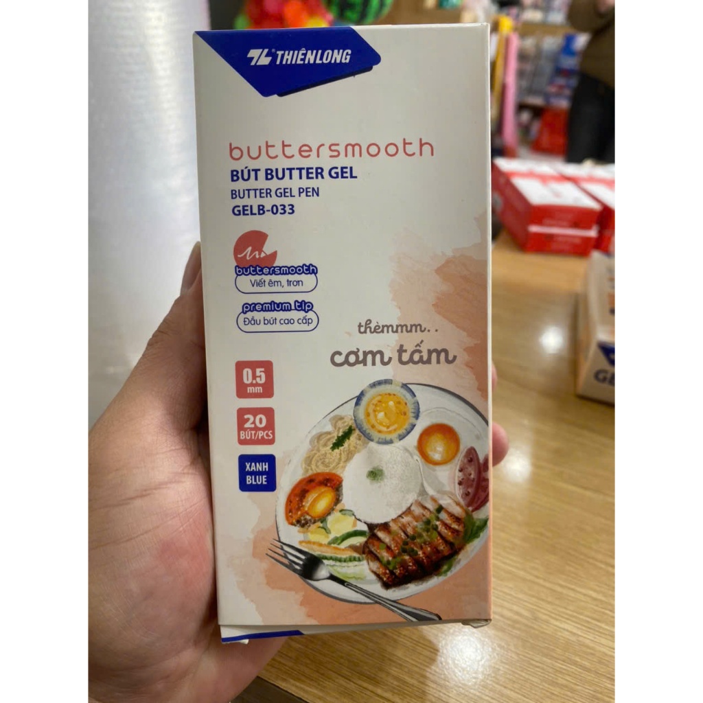 Bút Bấm GeLB Thiên Long 033, ngòi 0.5mm