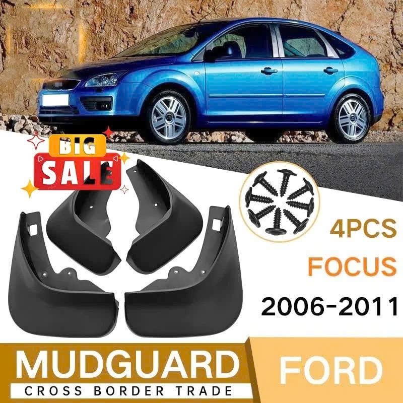 Bộ 4 Chắn Bùn Focus 2005 2006 2007 2008 2009 2010 2011 ( Bản Sedan & Hatbach ) - Chắn Bùn Bánh Focus