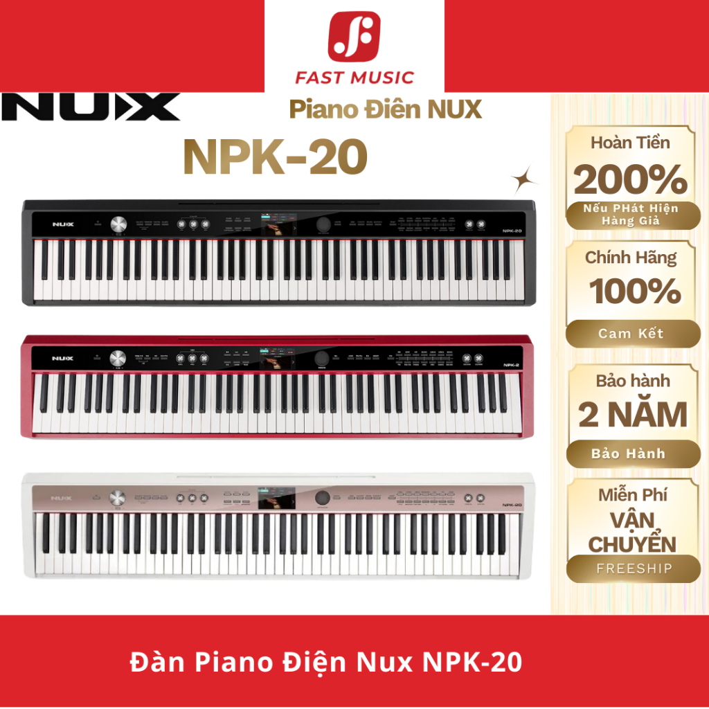 Đàn Piano Điện Nux NPK-20 Chính Hãng