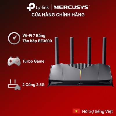 Router Wi-Fi 7 TP-Link Archer GE230 Chuẩn BE3600 | Dual-Band Hiệu Năng Cao, 2 Cổng 2.5Gbps, Hỗ Trợ EasyMesh