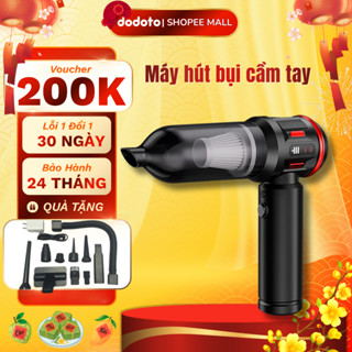 Máy hút bụi cầm tay Dodoto Lux Air V9 lực hút 25.000Pa, 2in1 thổi & hút, Bảo hành 24 tháng