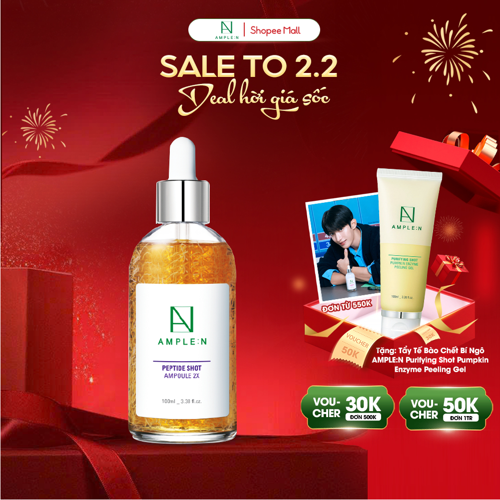 Tinh Chất Chống Lão Hóa AMPLE:N Peptide Shot Ampoule 2X 100ML